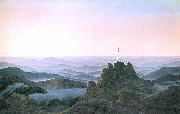 Caspar David Friedrich Morgen im Riesengebirge USA oil painting artist